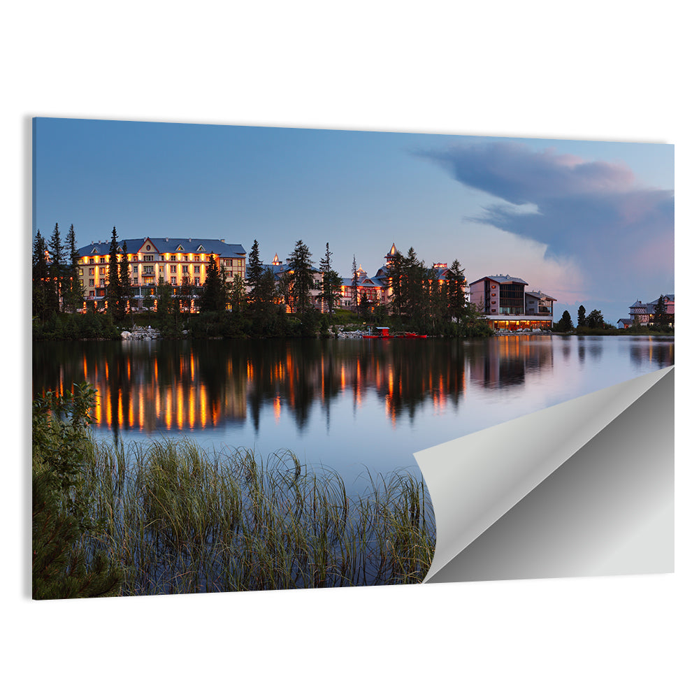 Štrbské Pleso at Dusk Wall Art