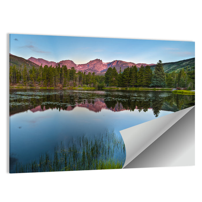 Sprague Lake Reflection Wall Art as a poster print