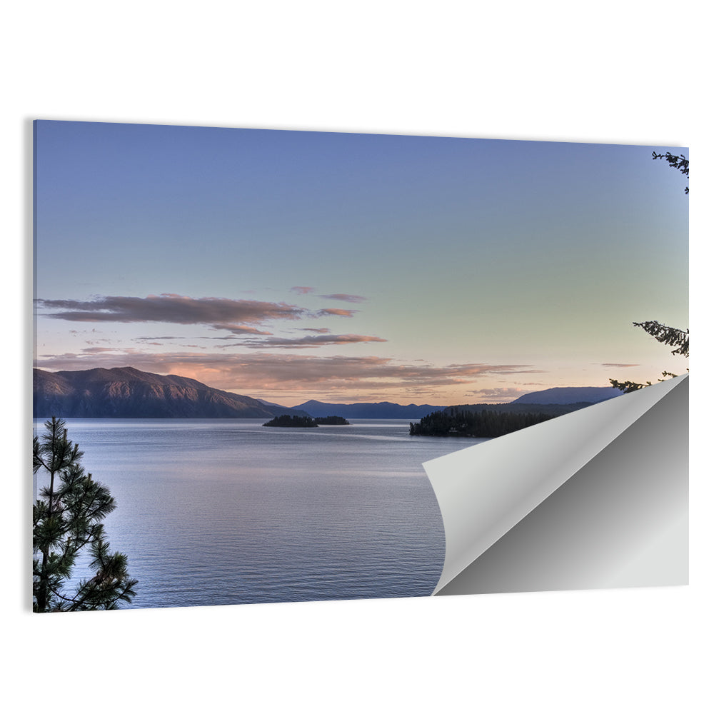 Lake Pend Oreille at Dusk Wall Art