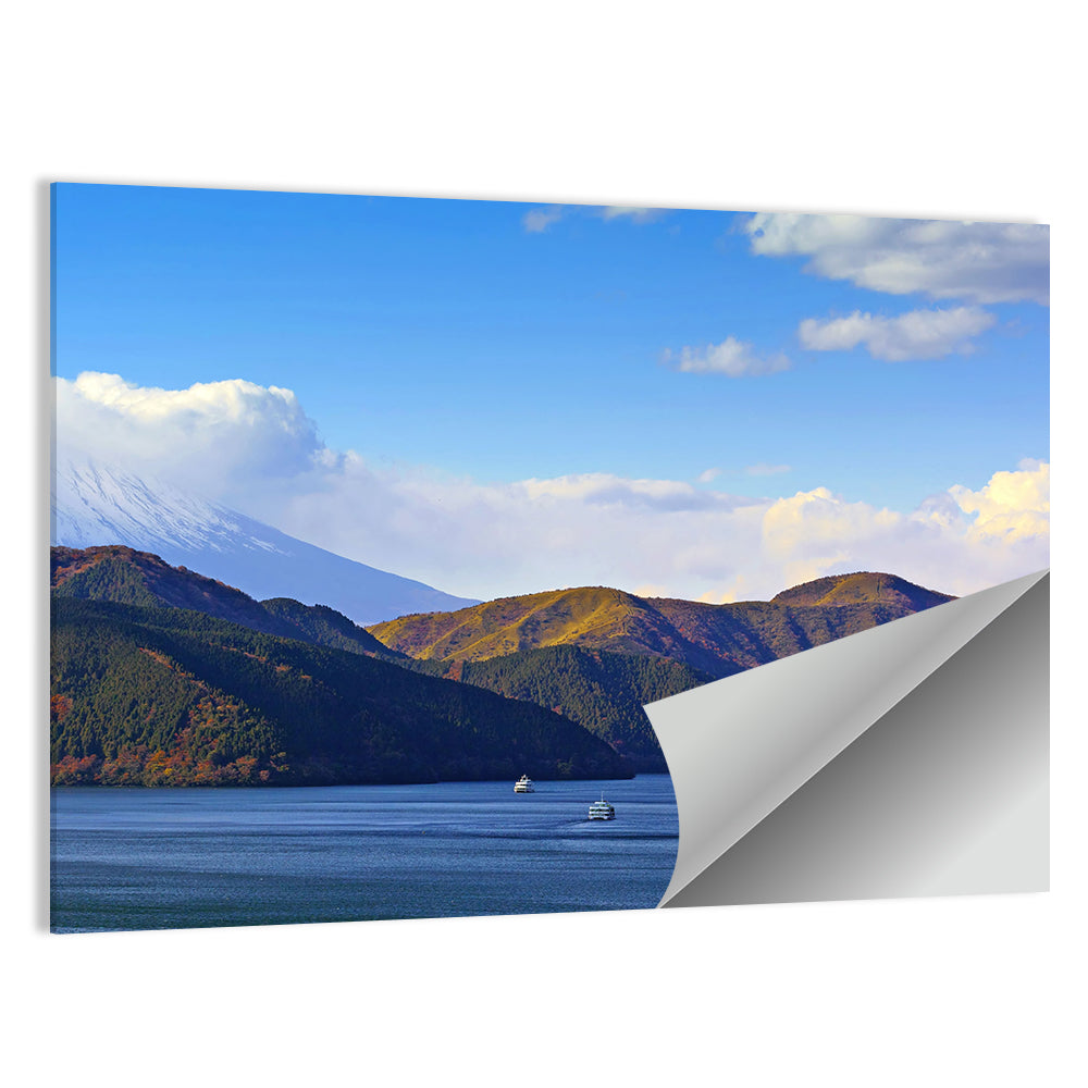Mount Fuji Over Lake Ashi Wall Art