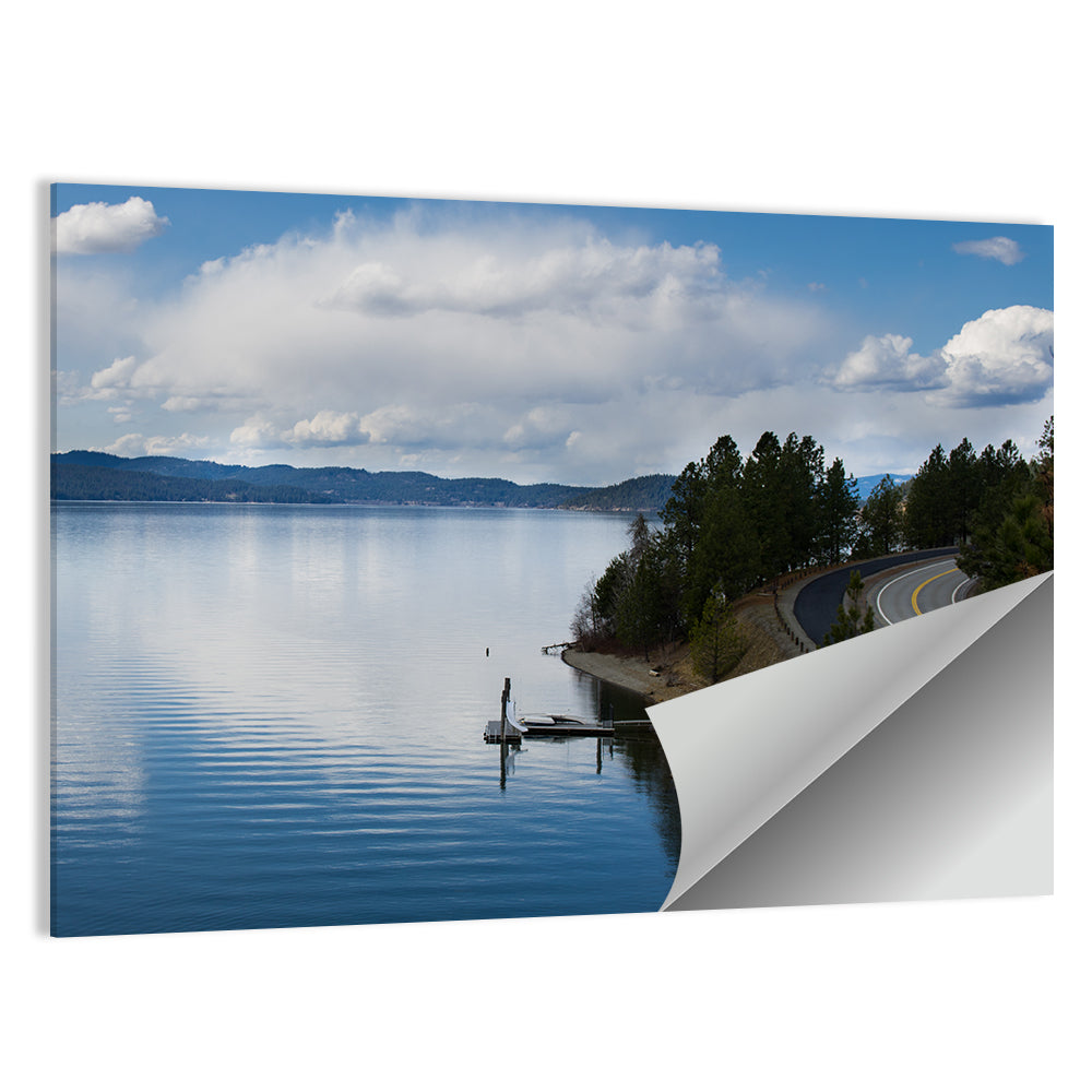 Coeur D'alene Lakeshore View Wall Art