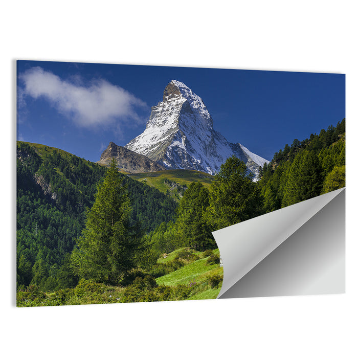 Matterhorn Peak, Zermatt Wall Art as a poster print