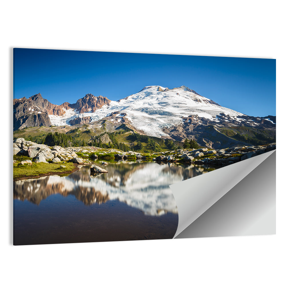 Snow-capped Mount Baker Wall Art