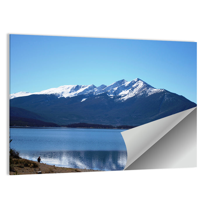 Lake Dillon Reflection Wall Art as a poster print