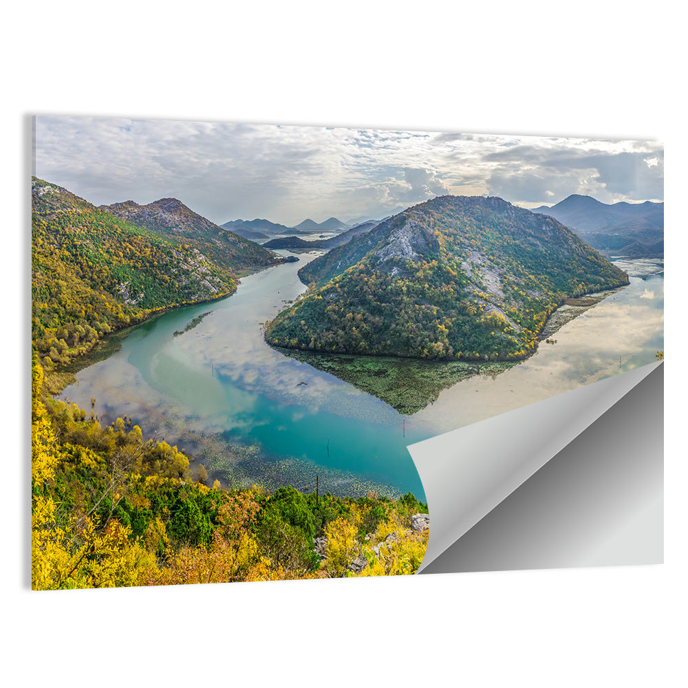 Rijeka Crnojevića Bend, Lake Skadar Wall Art
