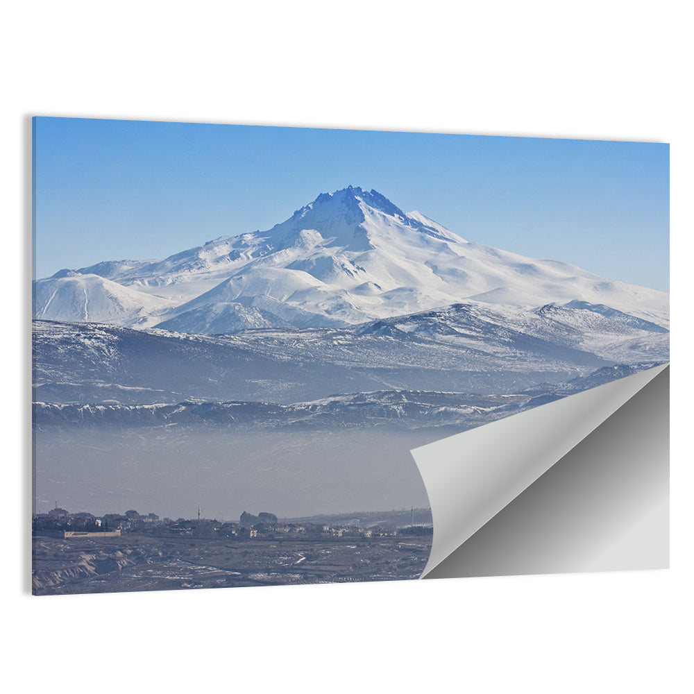 Mount Erciyes Winter Landscape Wall Art