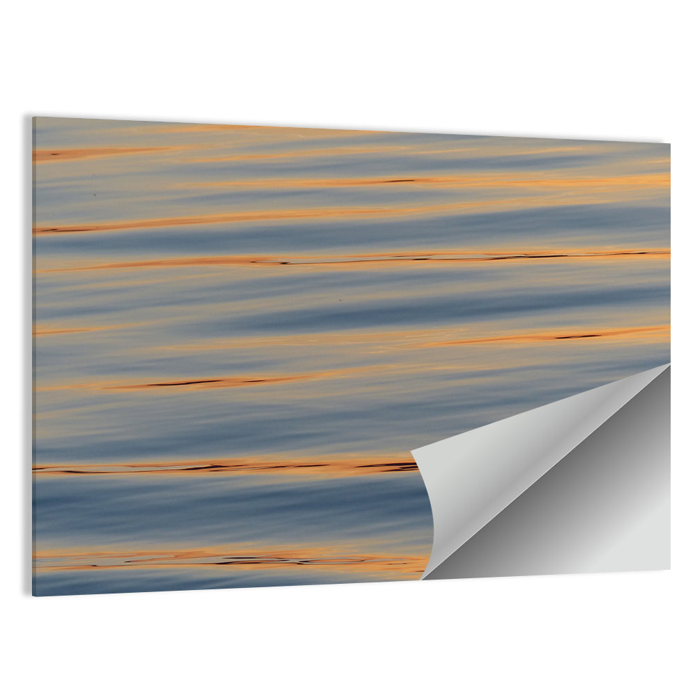 Sunset Ripples Abstract Wall Art