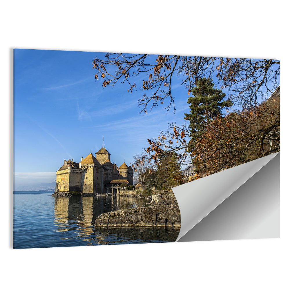 Chillon Castle on Lake Geneva Wall Art