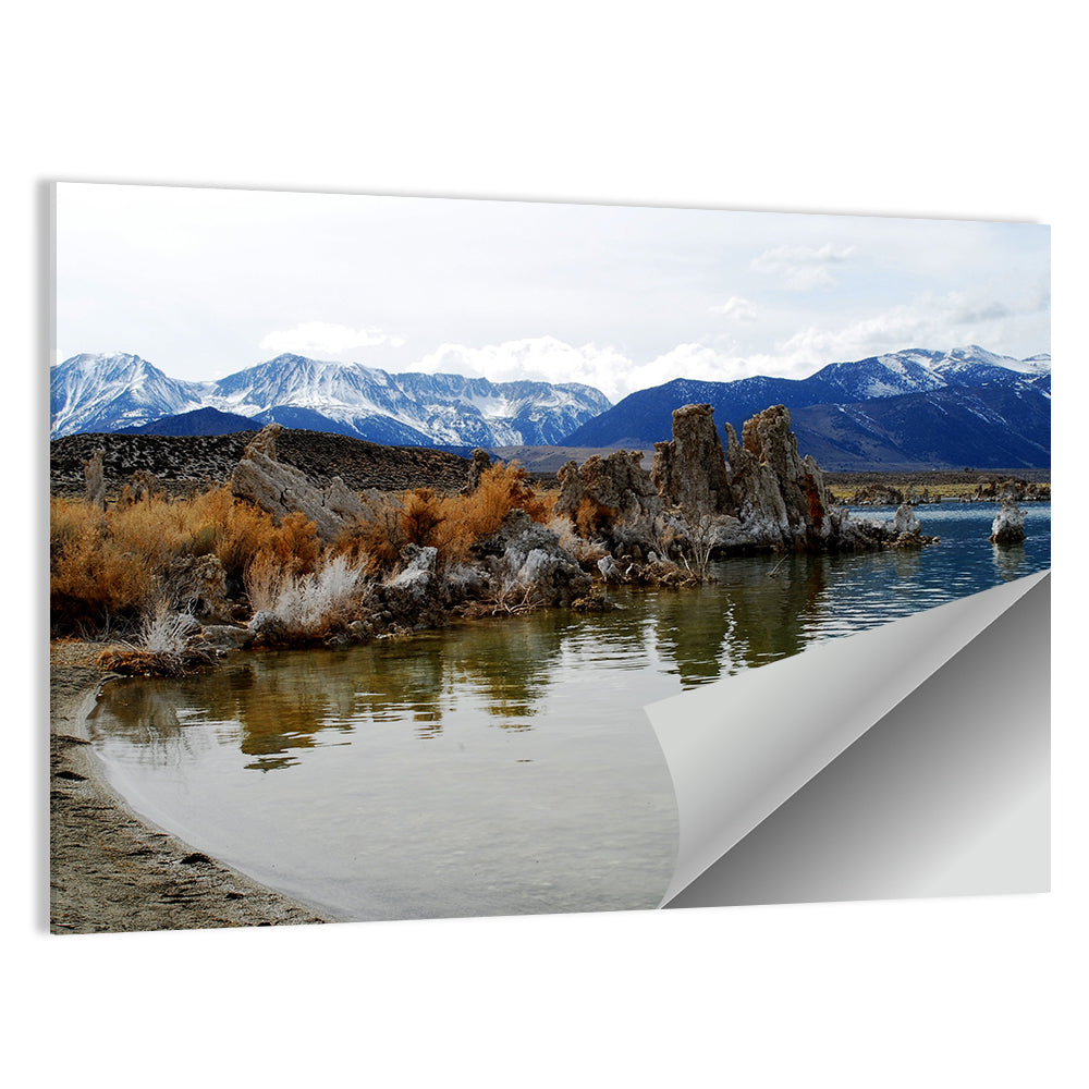 Mono Lake Tufa Towers with Mount Whitney Wall Art