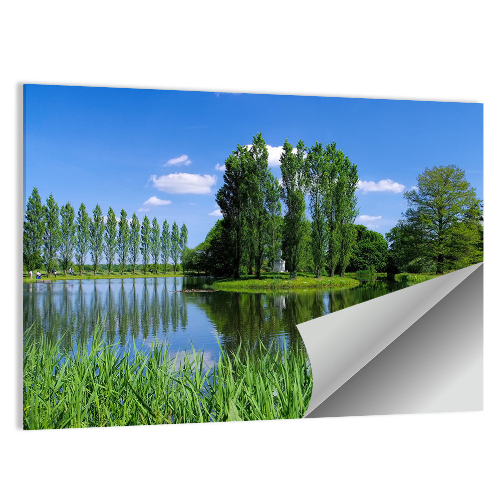 Woerlitz Rousseau Island Reflection Wall Art