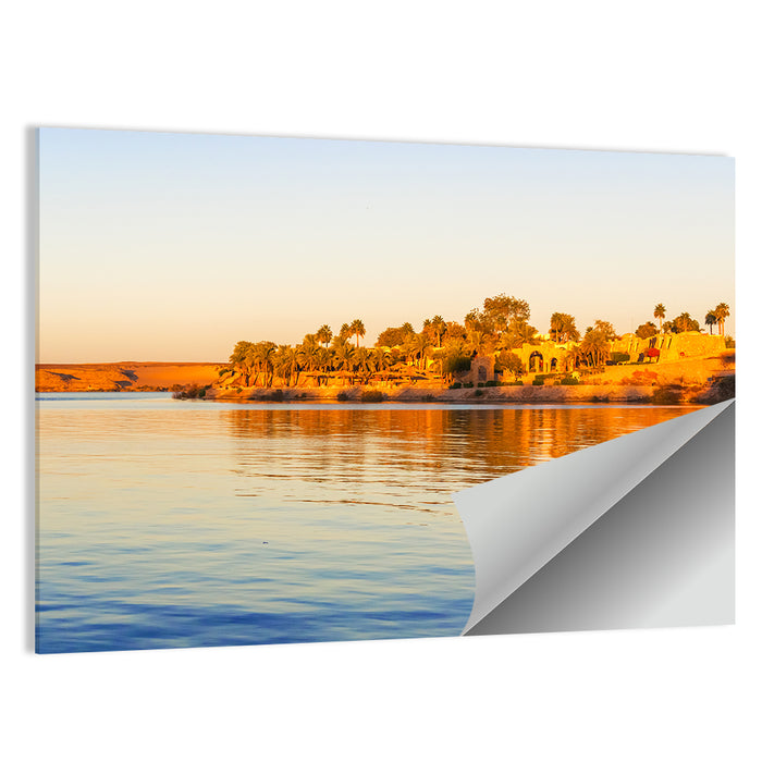 Lake Nasser Golden Hour Wall Art as a poster print