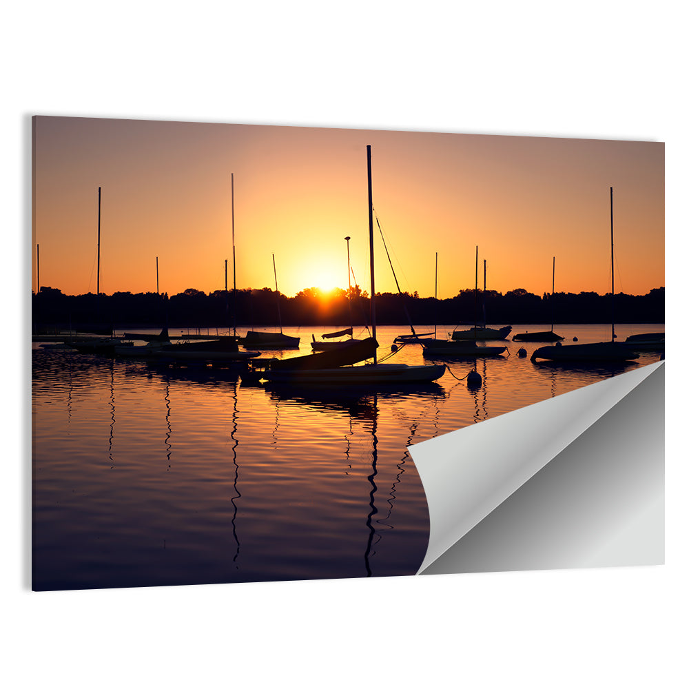 Lake Harriet Golden Sunrise Wall Art