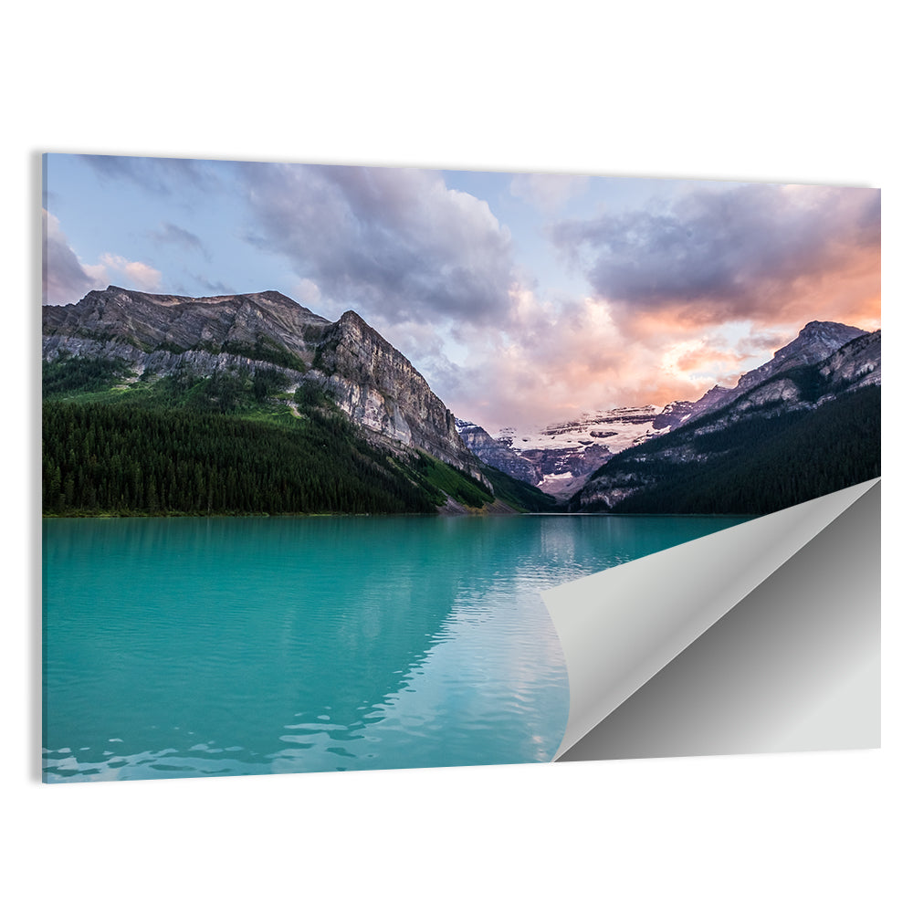 Turquoise Sunset at Lake Louise Wall Art