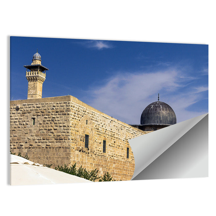 Al Aqsa Mosque, Temple Mount Wall Art as a poster print