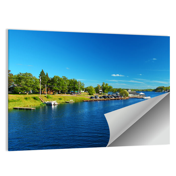Lake Minocqua Wall Art as a poster print
