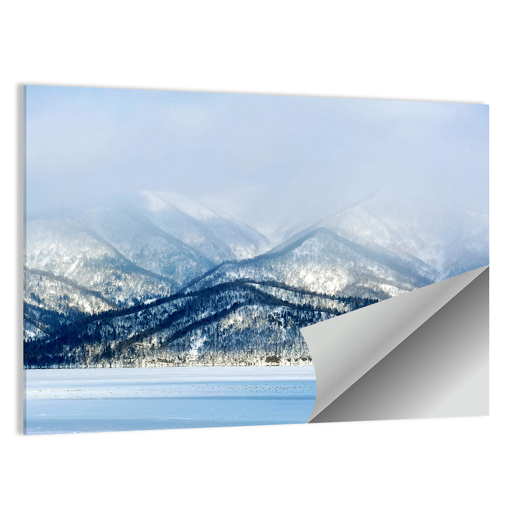 Frozen Lake Kussharo Wall Art