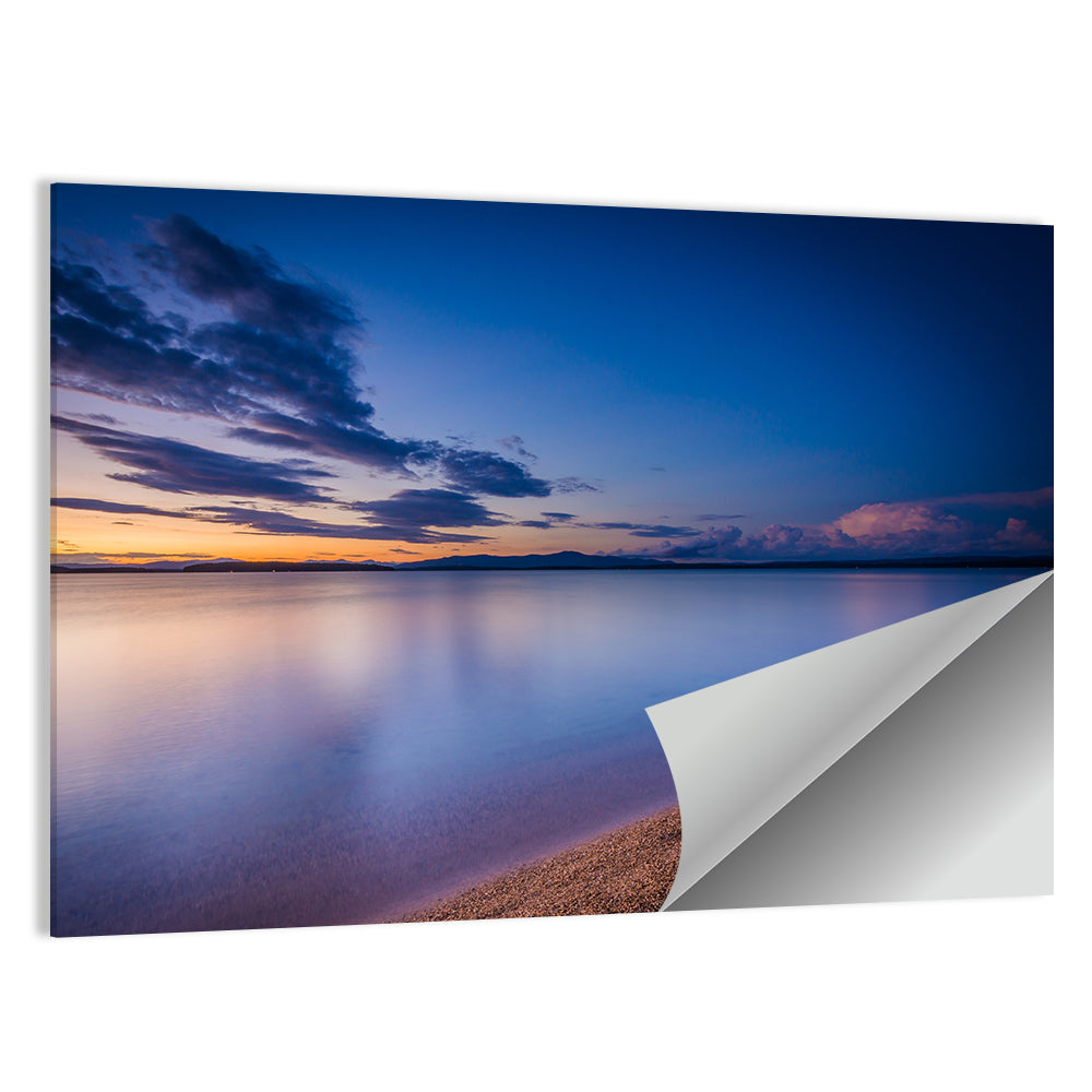 Lake Winnipesaukee Shoreline Sunset Wall Art