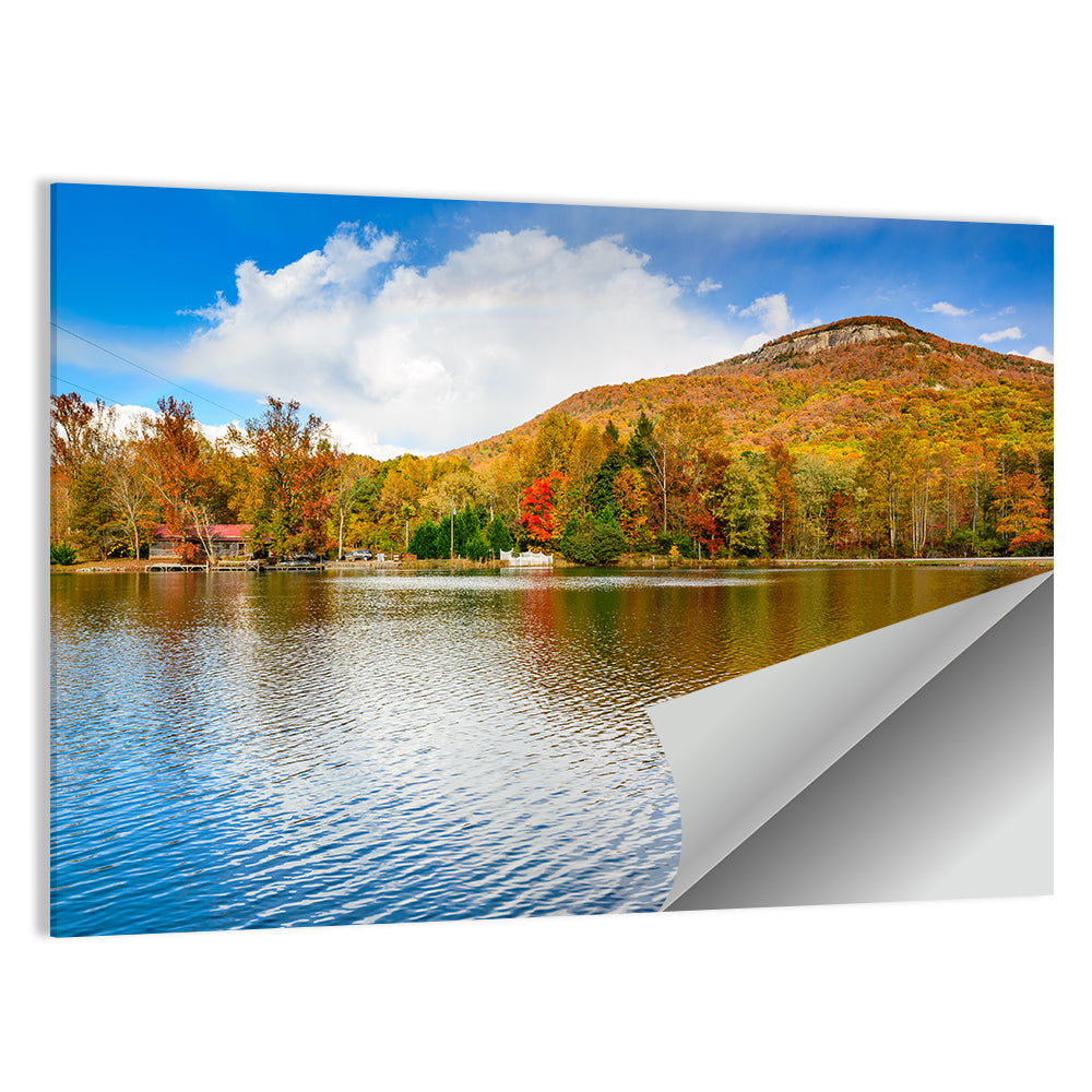 Yonah Mountain Lake View Wall Art