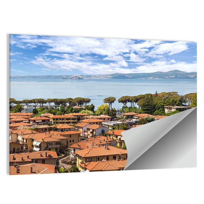 Bolsena Lakeside Vista Wall Art as a poster print
