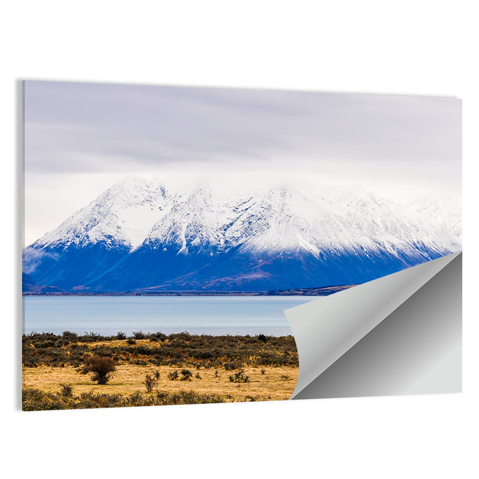 Lake Ohau Snowy Peaks Wall Art as a poster print