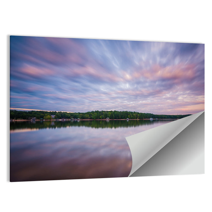Lake Norman Morning Reflection Wall Art as a poster print