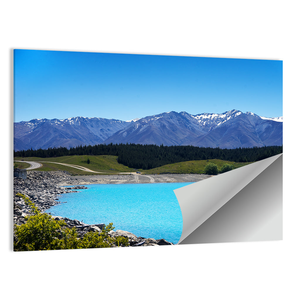 Lake Pukaki Turquoise View Wall Art