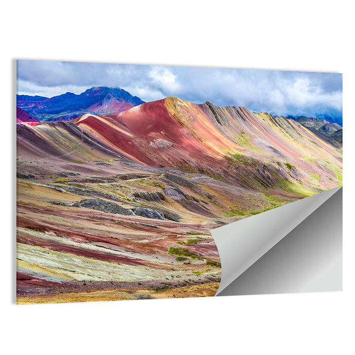 Vinicunca Rainbow Mountain Peru Wall Art as a poster print