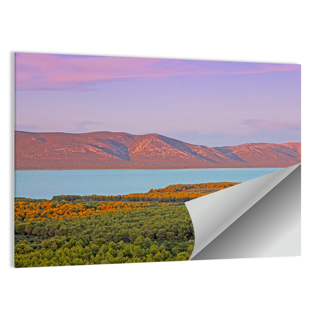 Lake Vrana Golden Hour Wall Art
