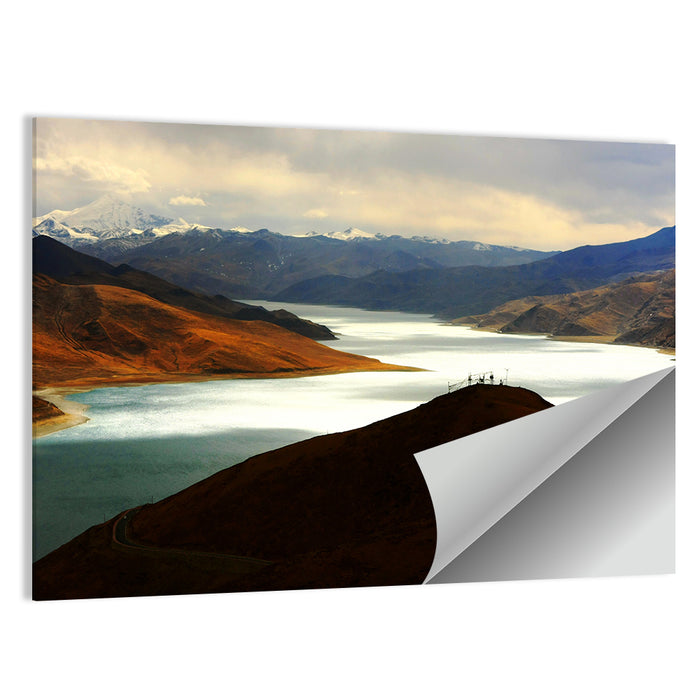 Yamdrok Yumtso Lake Wall Art as a poster print