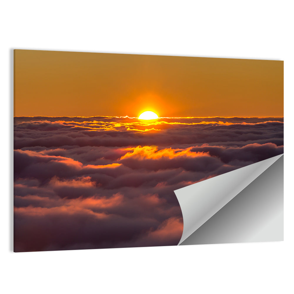 Sun Over Golden Clouds Wall Art