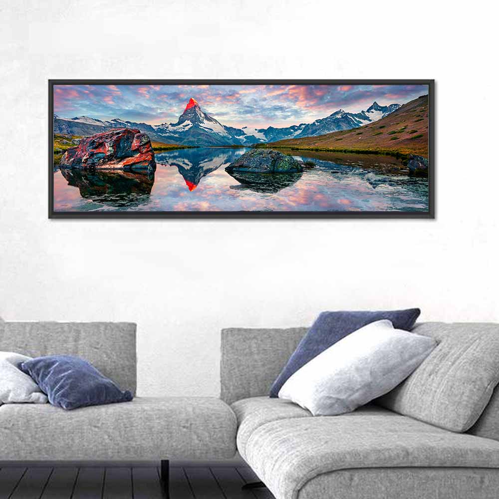 Stellisee Sunrise Reflection Wall Art