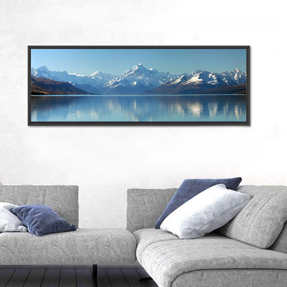 Aoraki Reflection Over Lake Pukaki Wall Art