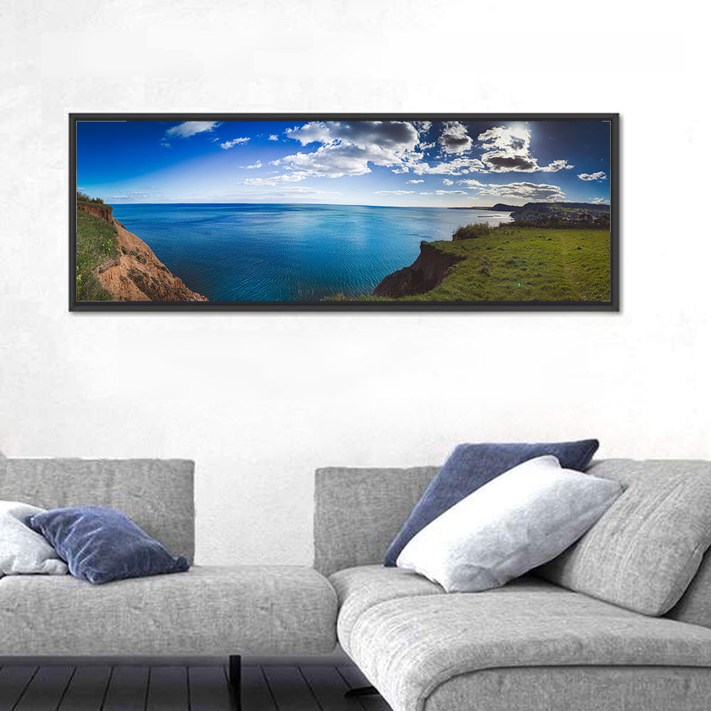 Sidmouth Cliffs and Sea View Wall Art