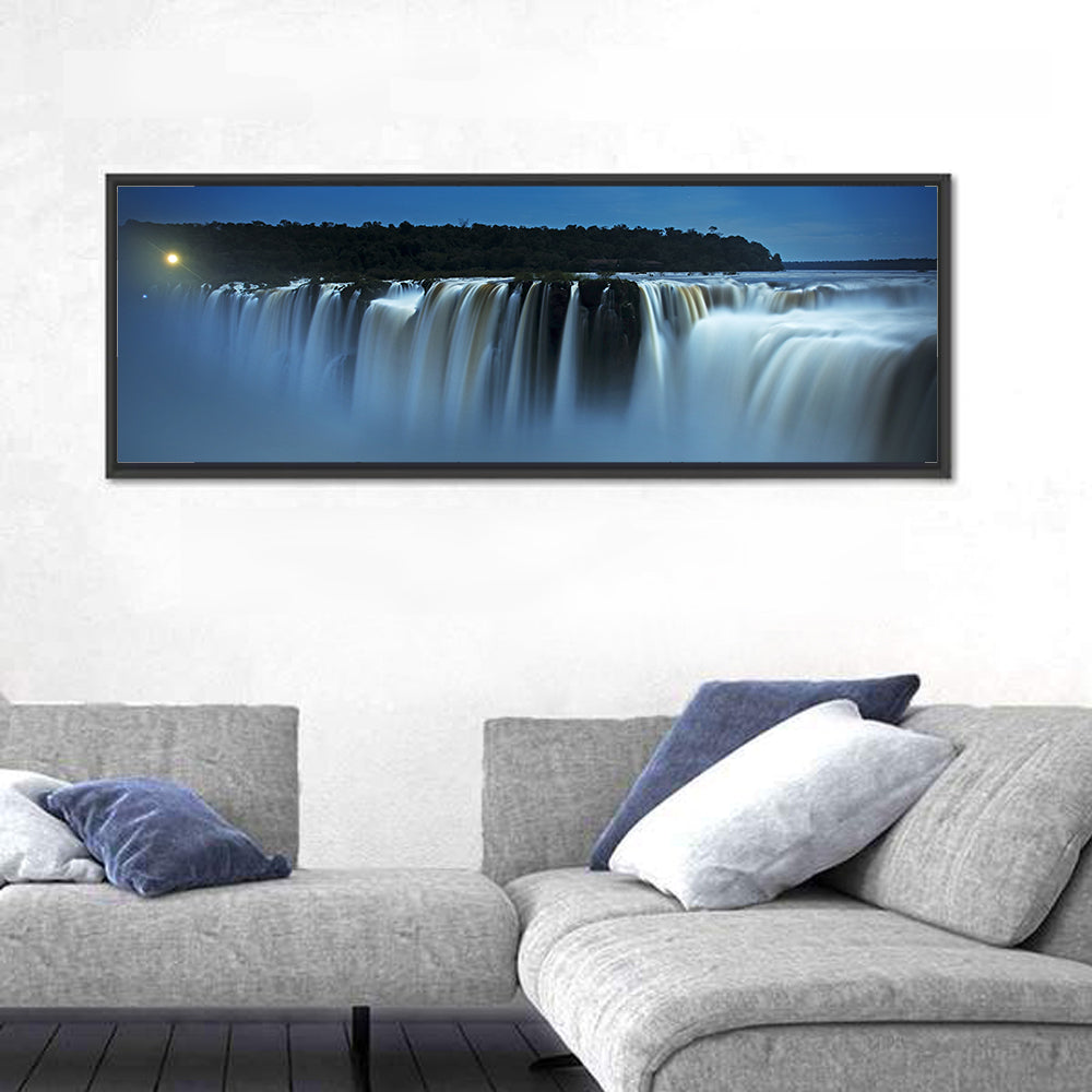 Moonlit Iguazu Falls Wall Art