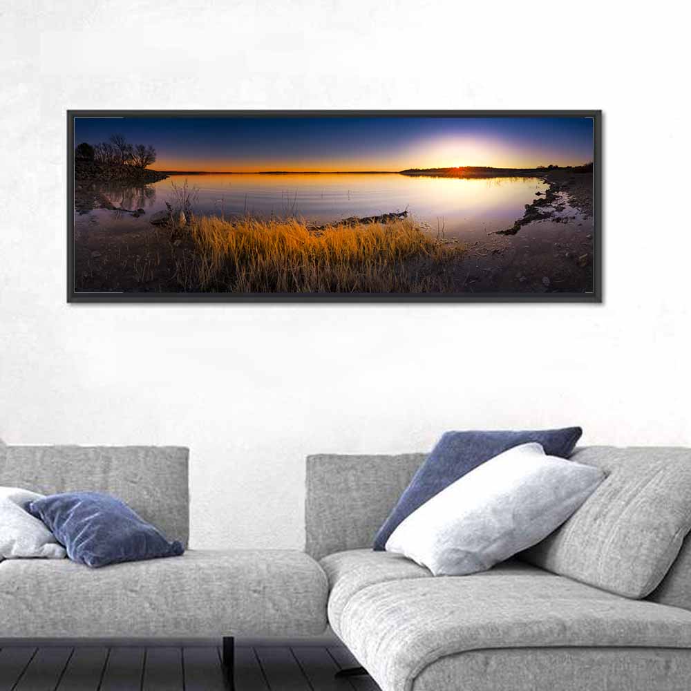 Benbrook Lake Sunset Wall Art