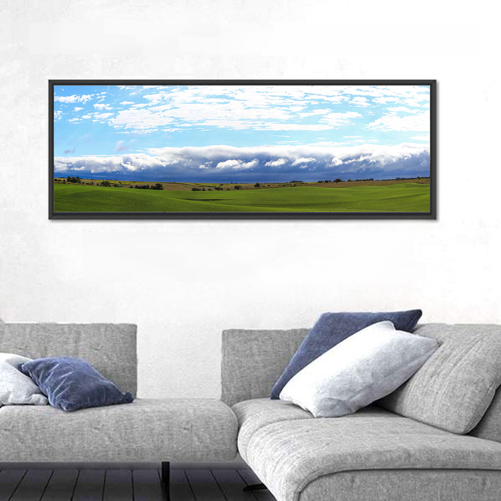 Storm Clouds Over Iowa Fields Wall Art