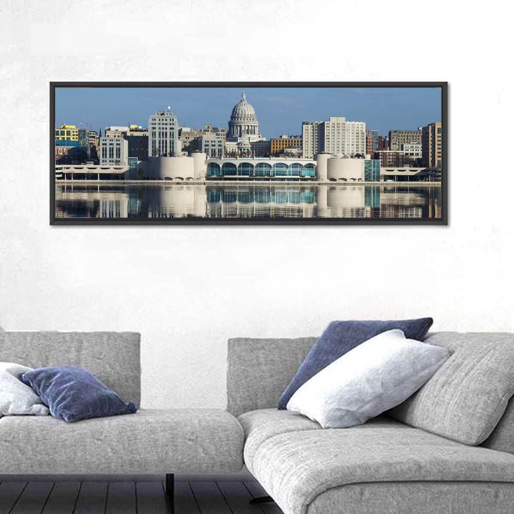 Madison Lake Monona Skyline Wall Art
