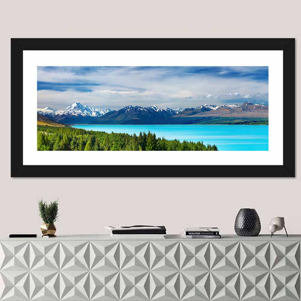 Mount Cook Over Lake Pukaki Wall Art