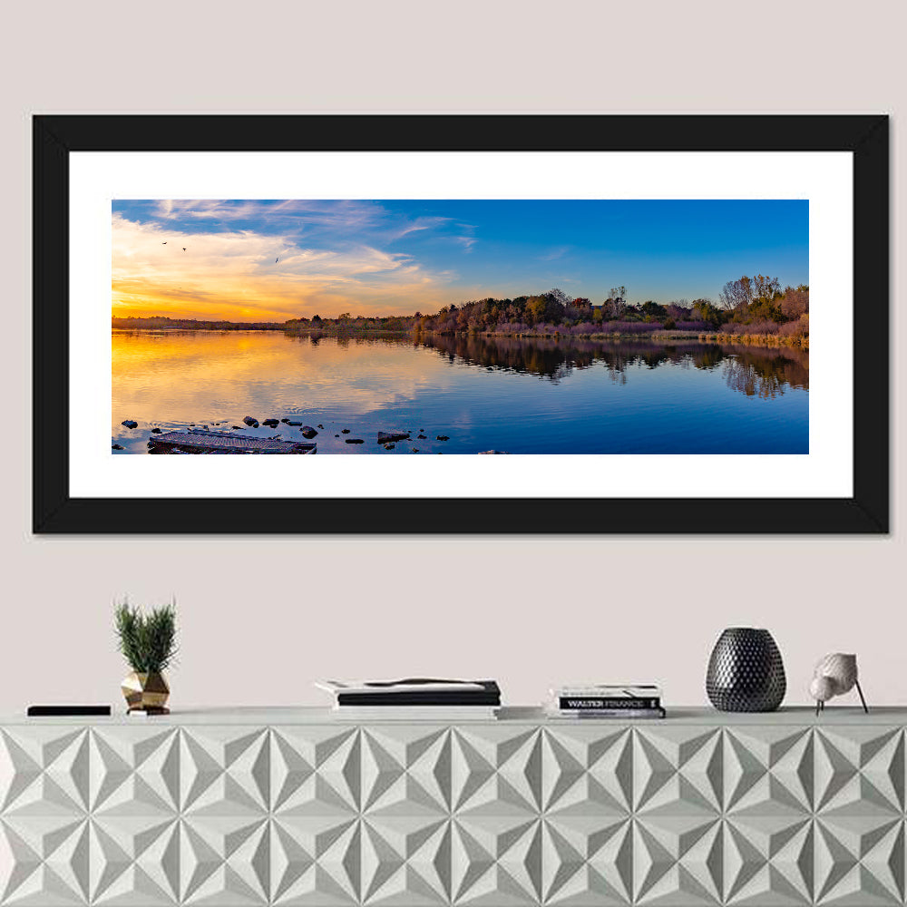 Zorinsky Lake Golden Hour Wall Art
