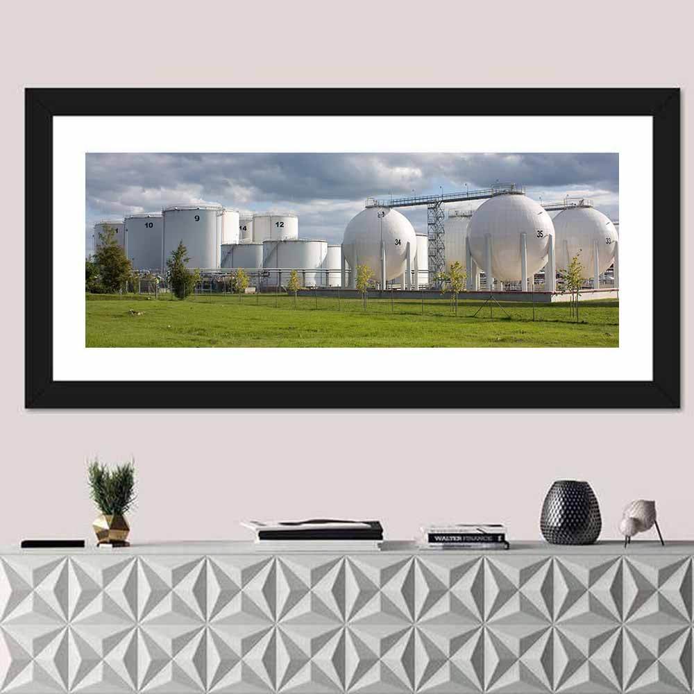 Numbered Industrial Storage Tanks Wall Art