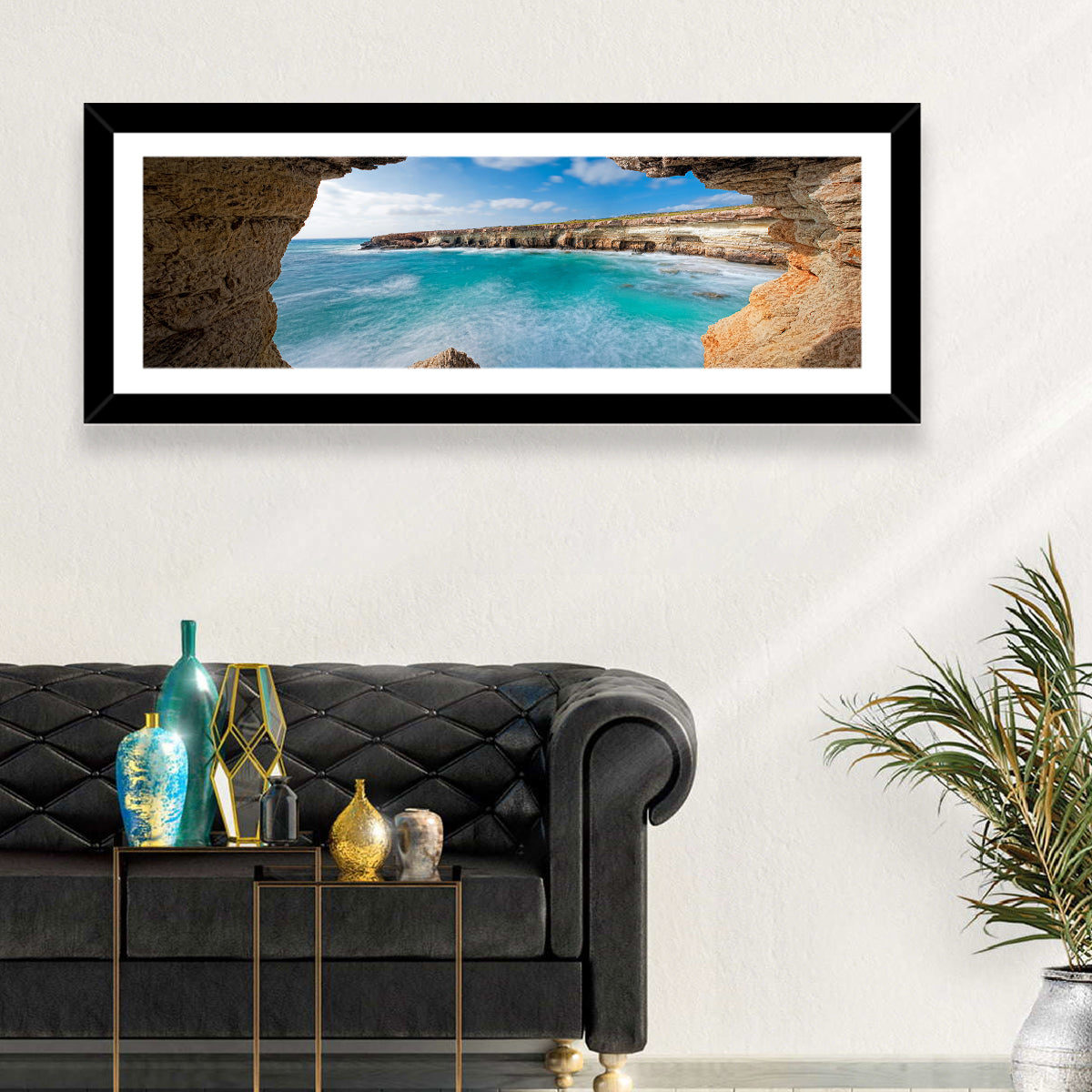 Cape Greko Sea Cave View Wall Art