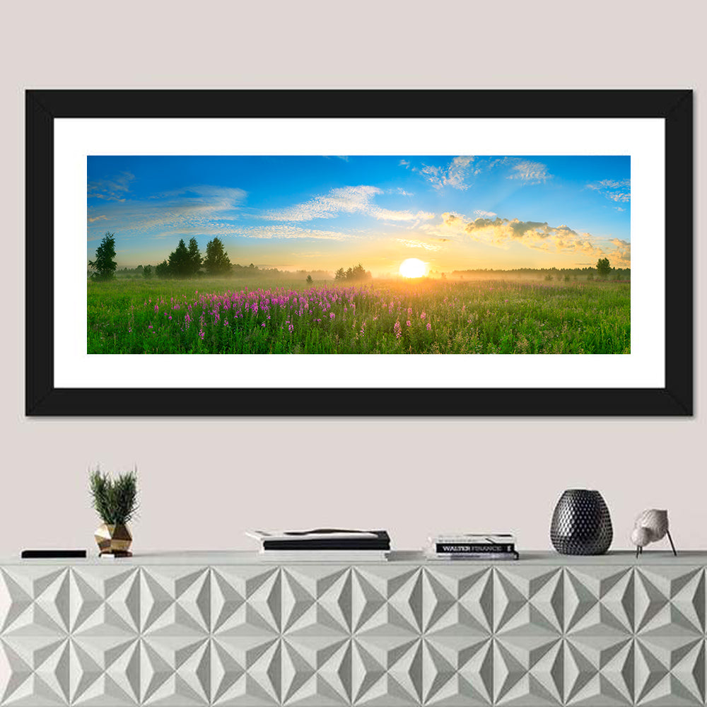 Fireweed Meadow Sunrise Wall Art