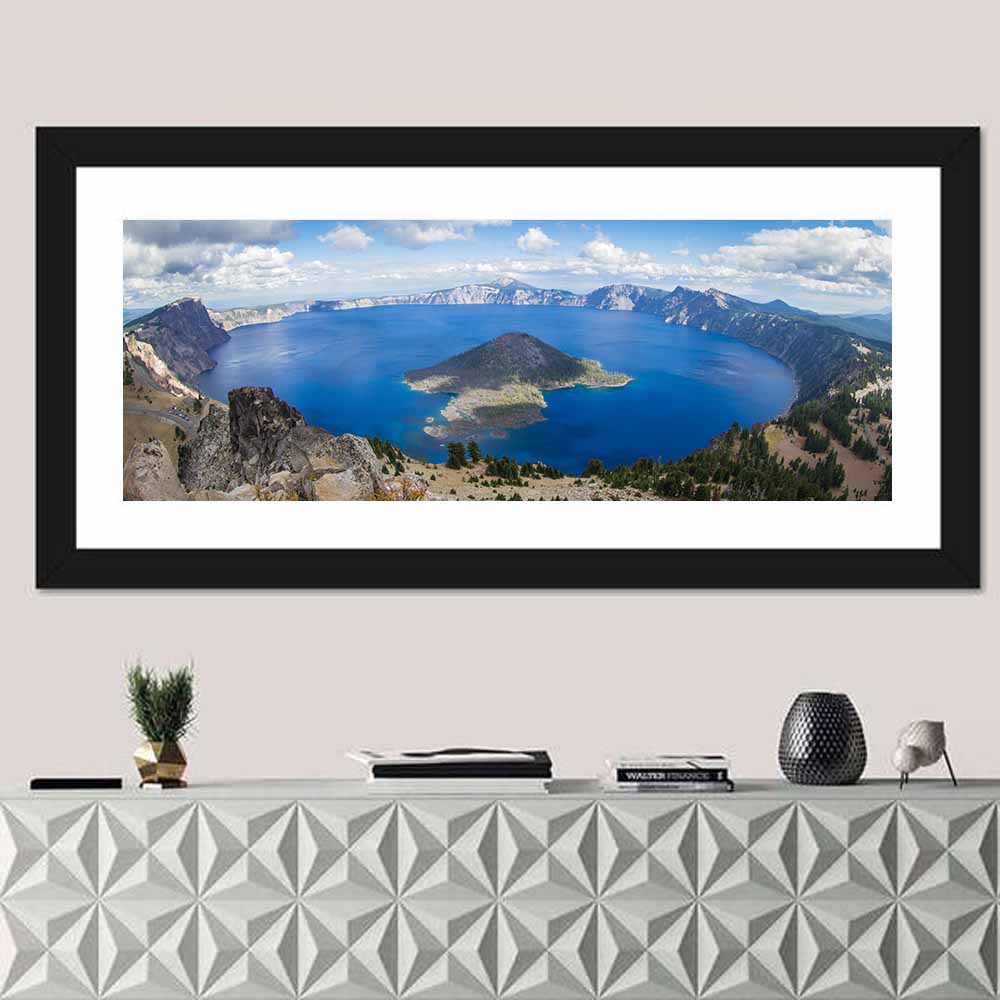 Crater Lake Rim View Wall Art