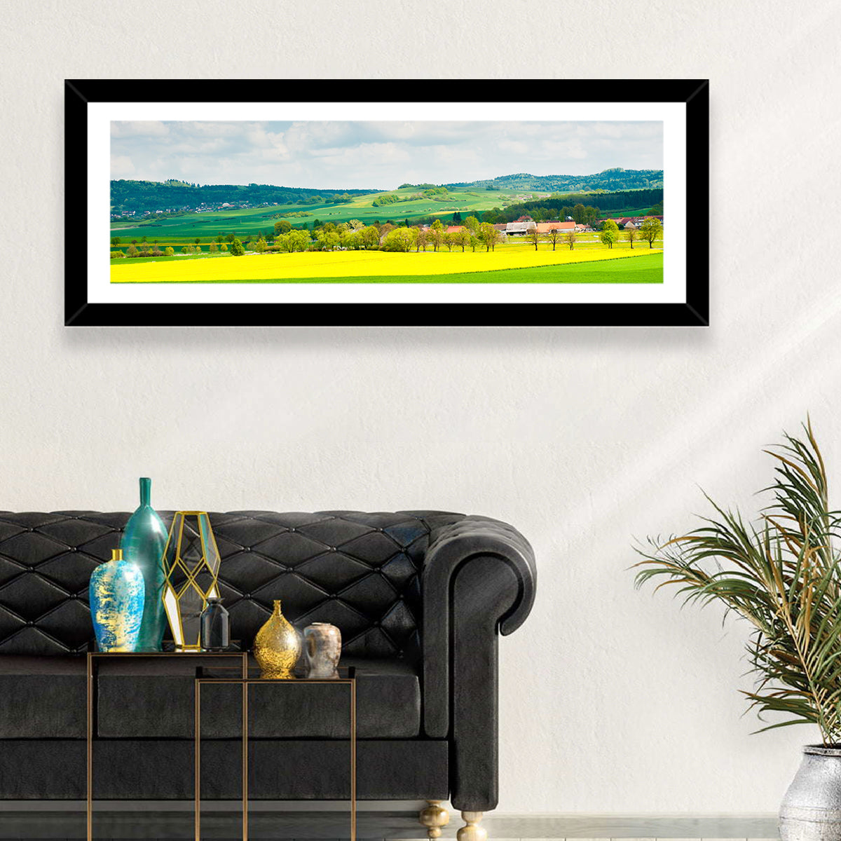 Czech Rapeseed Fields Wall Art