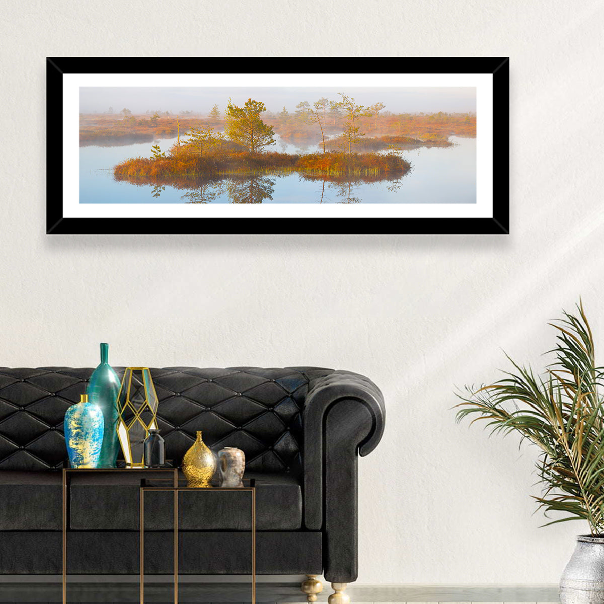 Yelnya Swamp Reflection Wall Art