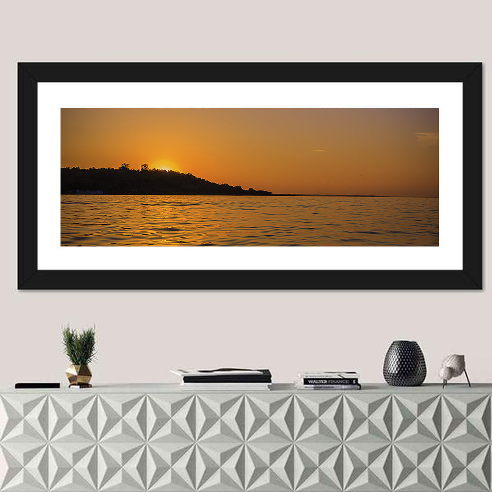 Bhopal Lake at Sunset Wall Art