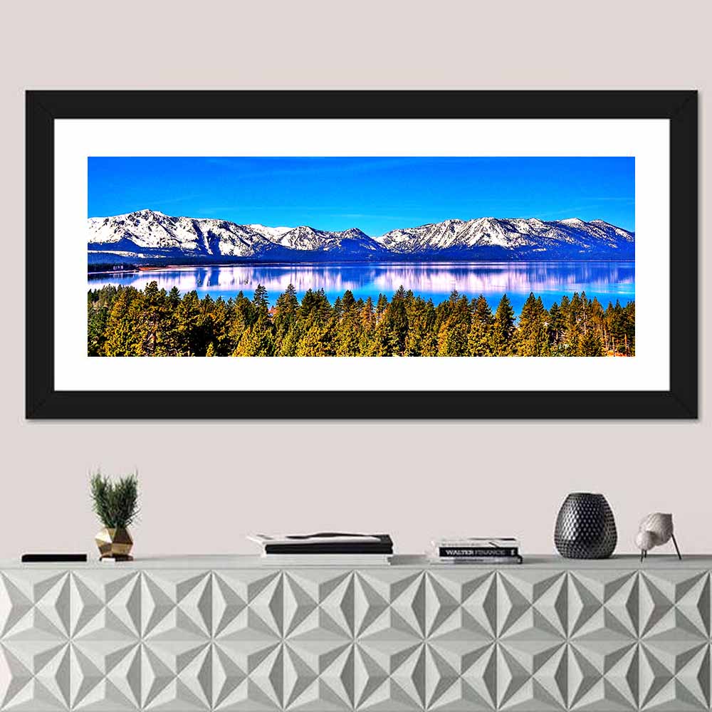 Lake Tahoe Mountain Reflection Wall Art