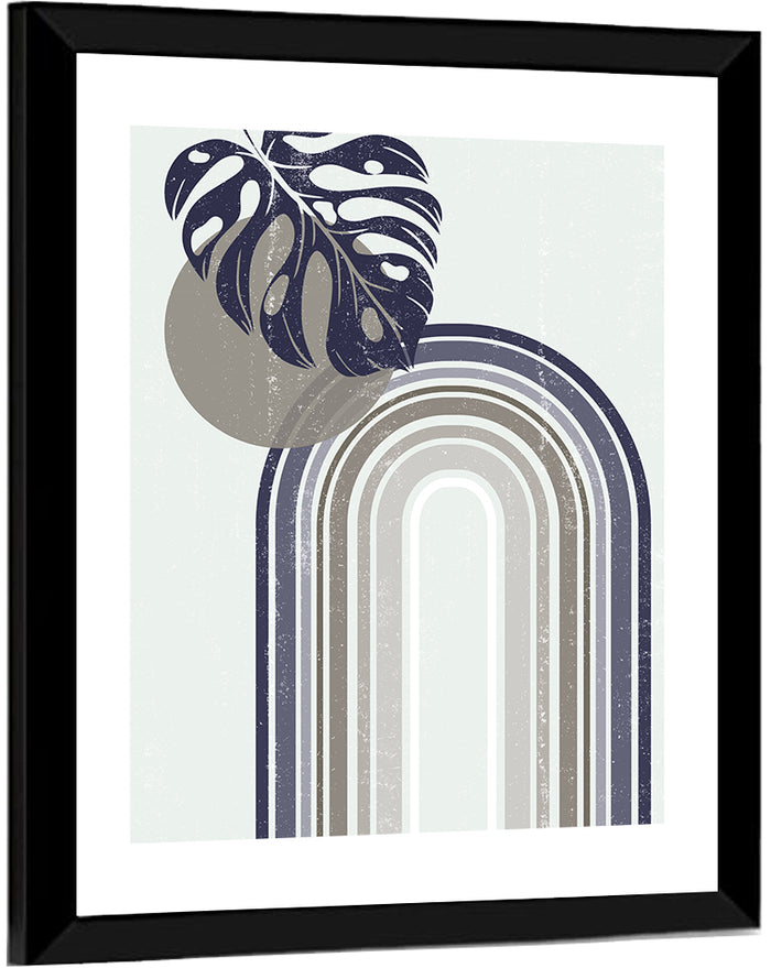 Door to Heaven Boho Abstract Wall Art as a framed print