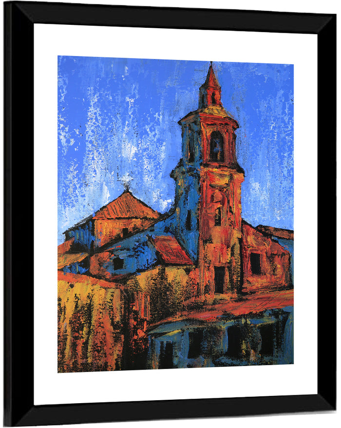 Iglesia Parroquial San Pedro Apostolo Wall Art as a framed print