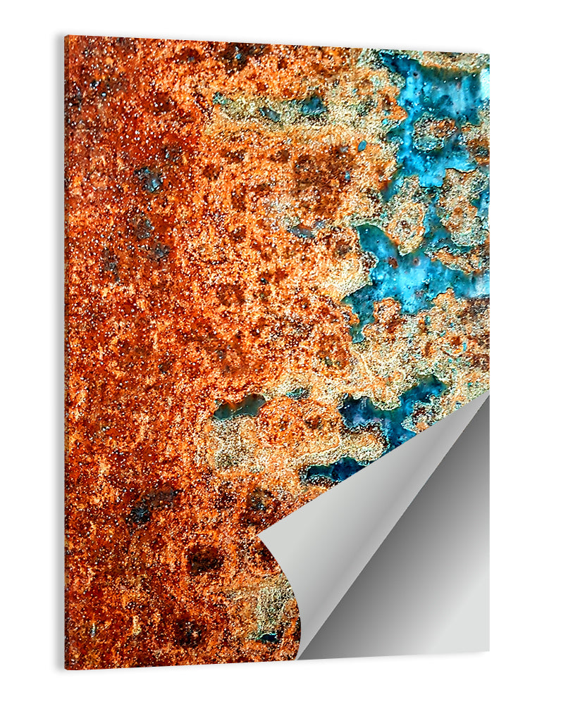 Oxidized Steel Abstract Wall Art